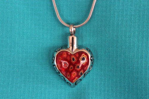 Scarlet Heart Pendant for Ashes